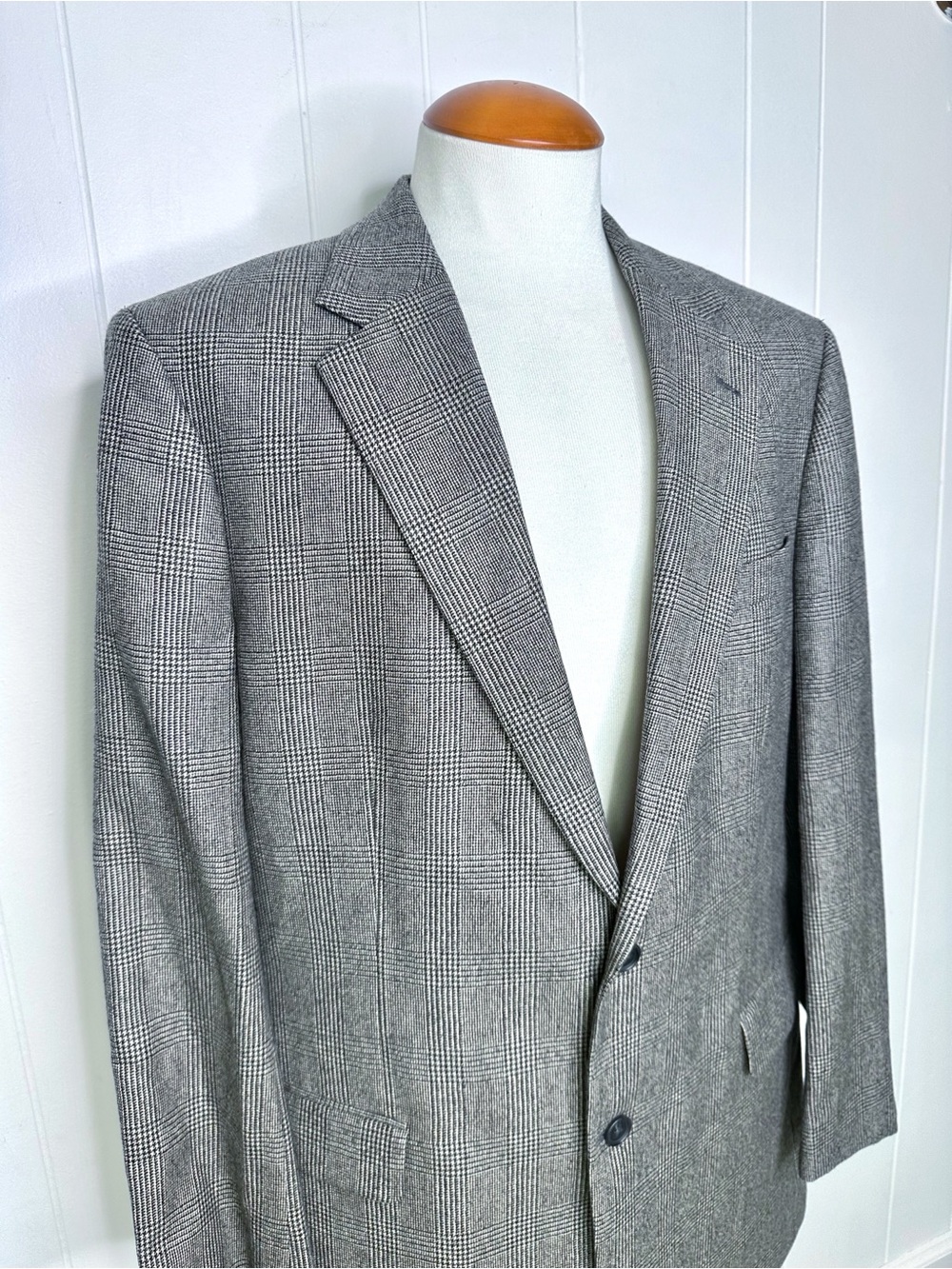Brooks Brothers Glen Plaid Wool Blazer